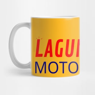 Laguna seca mortosport racing graphic design Mug